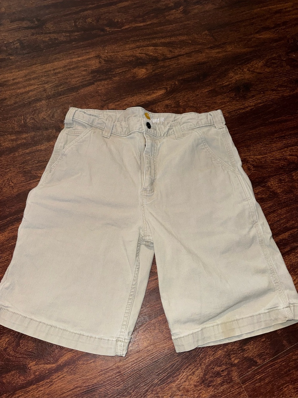 Carhartt Men’s Relaxed Fit Cargo Shorts – Beige/Khaki